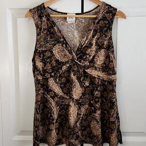 Vintage Babydoll Criss-Cross Bust Top Size Med Y2K Fairygrunge Forest Fairy 90s‎